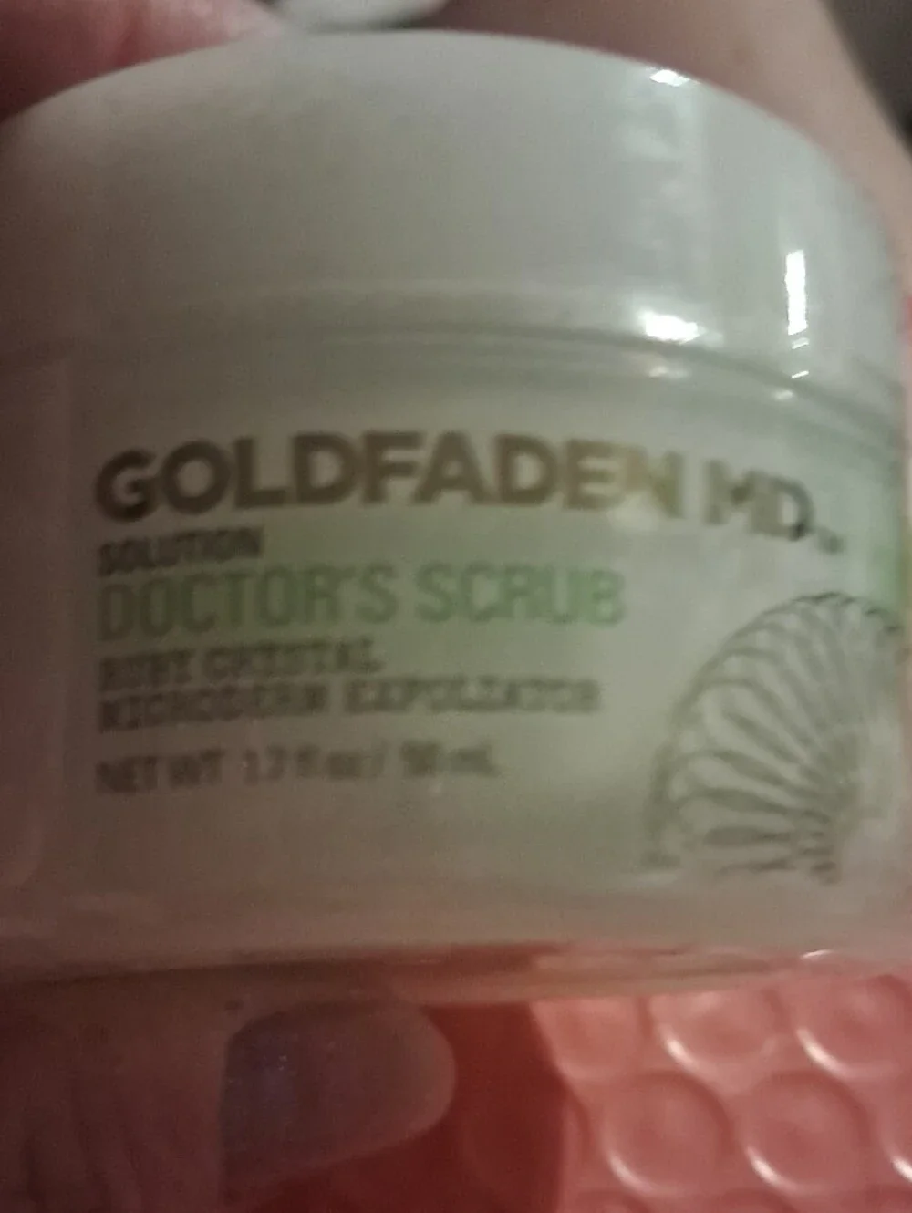 GOLDFADEN MD Doctor's Scrub Ruby Crystal Microderm Exfoliator - White